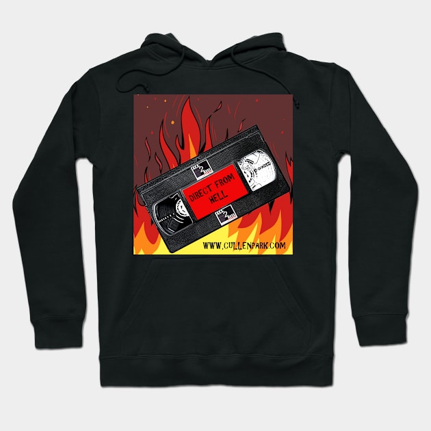 ALL2REELTOO DIRECT FROM HELL LOGO Hoodie by CullenPark